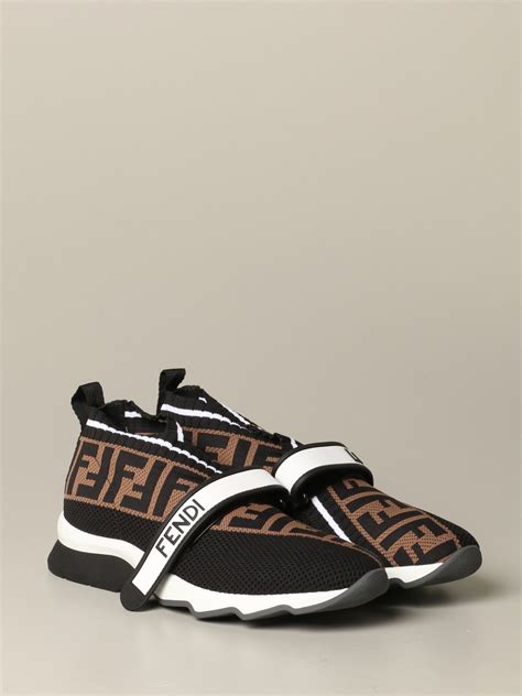 fendi women's tennis shoes|fendi black sneakers women's.